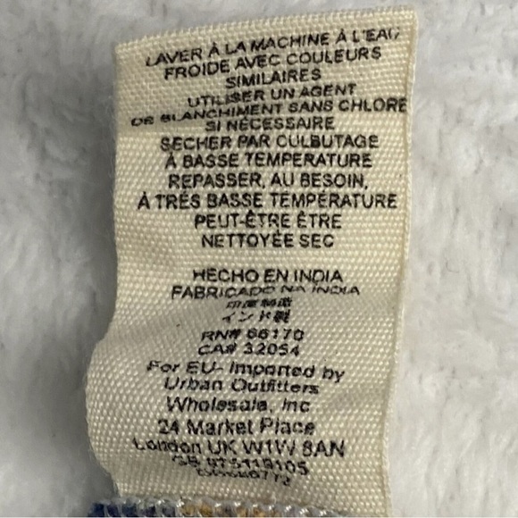 Free People Sleeveless Elongated Stripe Ruffle Minidress size Small - Picture 11 of 11